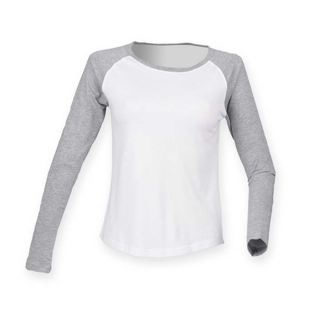 T-shirt de baseball à ML femme