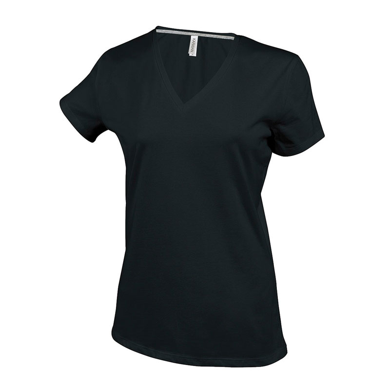 T-shirt Col V Femme